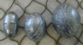 Lead egg sinkers